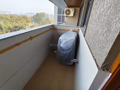 Balcony Image of 2400 Sq.ft 3 BHK Apartment / Flat for rent in Royal Revanta 3, Kudasan Gandhinagar for Rs. 45000