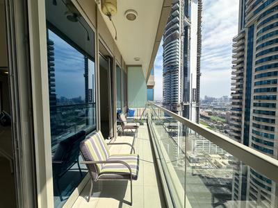Balcony Image of 883 Sq.ft 1 BHK Apartment / Flat for sale in Dubai Marina Dubai for Rs. 40868764