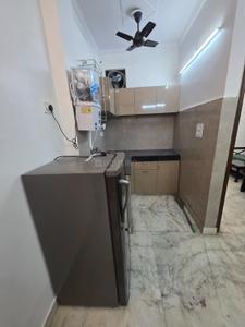 Kitchen Image of 600 Sq.ft 1 BHK Independent House for rent in Subhash Nagar New Delhi for Rs. 17000
