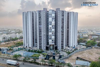 Image of 1599 Sq.ft 3 BHK Apartment / Flat for rent in Casagrand Crescendo, Mogappair, Chennai for Rs. 70000