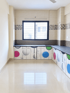Kitchen Image of 1400 Sq.ft 3 BHK Apartment / Flat for rent in Shreeji Pinnacle, Samta Nagar Nashik for Rs. 21000