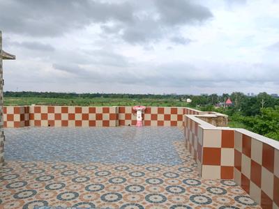 Terrace Image of 1150 Sq.ft 4 BHK Builder Floor for rent in Sonakshi Dream Township Project by Sonakshi Real Estate, Dakhin Chatta Kalikapukur Kolkata for Rs. 18000