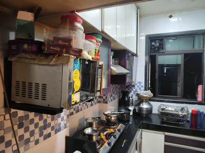 Kitchen Image of 650 Sq.ft 1 BHK Apartment / Flat for rent in Vihang Valley, Kasarvadavali Thane for Rs. 26520