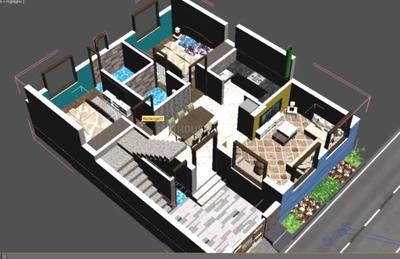Image of 1400 Sq.ft 3 BHK Independent House for sale in Vedanta City, Santoshi Nagar, Raipur for Rs. 3100000