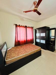 Bedroom Image of 1000 Sq.ft 2 BHK Apartment / Flat for rent in Magarpatta Trillium, Magarpatta City Pune for Rs. 41000