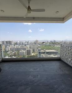 Balcony Image of 1900 Sq.ft 3 BHK Apartment / Flat for rent in Clover Highlands, Kondhwa Pune for Rs. 85000