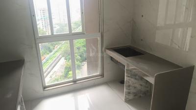 Kitchen Image of 510 Sq.ft 2 BHK Apartment / Flat for sale in Shraddha Peninsula, Thane West Thane for Rs. 8500000
