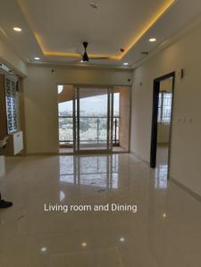 Hall Image of 1450 Sq.ft 3 BHK Apartment / Flat for rent in Ahad Serenity, Choodasandra Bengaluru for Rs. 53000
