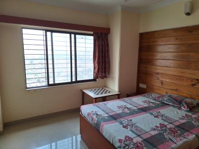 Bedroom Image of 700 Sq.ft 1 BHK Apartment / Flat for sale in The Solitaire, Kolshet Thane for Rs. 7800000