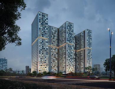 Building Image of 630 Sq.ft 1 RK Studio for sale in Siban, Gujarat International Finance Tec City Gandhinagar for Rs. 6300000
