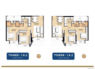 Image of 1400 Sq.ft 3 BHK Apartment / Flat for sale in 71 Midtown, Chembur, Mumbai for Rs. 36000000