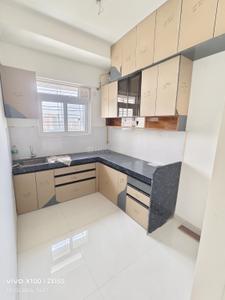Kitchen Image of 650 Sq.ft 1 BHK Apartment / Flat for rent in Ashar Arize, Kalwa Thane for Rs. 30000