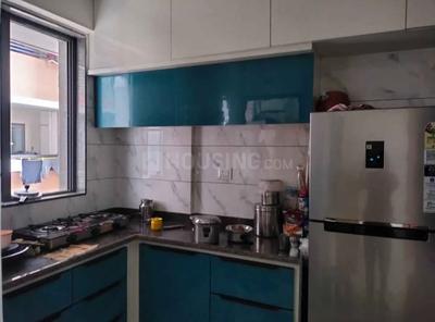 Kitchen Image of 574 Sq.ft 2 BHK Apartment / Flat for sale in Nirman Kesar Exotica, Hanspura Ahmedabad for Rs. 5951000