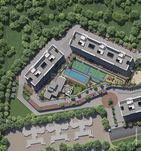Image of 1090 Sq.ft 2 BHK Apartment / Flat for sale in Nyati Esteban II, Mohammed Wadi, Pune for Rs. 6800000