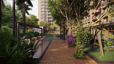 Balcony Image of 1413 Sq.ft 2 BHK Apartment / Flat for sale in Khwaish Blue Bell, Gota Ahmedabad for Rs. 7500000