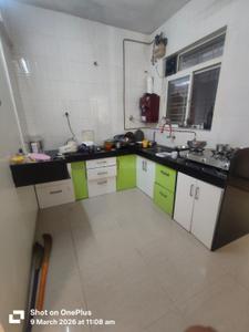Kitchen Image of 985 Sq.ft 2 BHK Apartment / Flat for rent in Nirman Landmark, Warje Pune for Rs. 30000