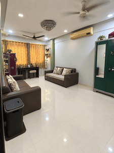 Living Room Image of 724 Sq.ft 2 BHK Apartment / Flat for rent in Charkop Kshitij CHSL, Kandivali West Mumbai for Rs. 32000
