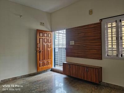 Bedroom Image of 650 Sq.ft 1 BHK Builder Floor for rent in HSR Layout Bengaluru for Rs. 30000