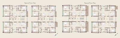Image of 2433 Sq.ft 3 BHK Apartment / Flat for sale in Vesu, Surat for Rs. 14868063