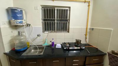 Kitchen Image of 900 Sq.ft 2 BHK Apartment / Flat for sale in Shyamal Ahmedabad for Rs. 6200000