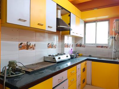 Kitchen Image of 1200 Sq.ft 3 BHK Apartment / Flat for sale in Behala Kolkata for Rs. 6500000