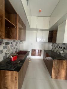 Kitchen Image of 605 Sq.ft 1 BHK Apartment / Flat for rent in Jyotipuram Bengaluru for Rs. 31000