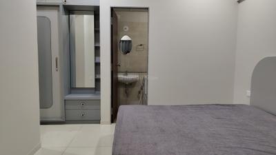 Bedroom Image of 1214 Sq.ft 2 BHK Apartment / Flat for rent in Shantigram Ahmedabad for Rs. 37990