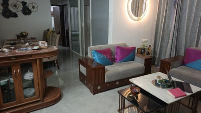 Living Room Image of 968 Sq.ft 3 BHK Apartment / Flat for rent in Vishwanath Maher Select, Shela Ahmedabad for Rs. 28000
