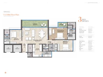 Image of 2900 Sq.ft 4.5 BHK Apartment / Flat for sale in Aswani The Hyphen, Kondhwa, Pune for Rs. 27800000