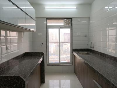 Kitchen Image of 607 Sq.ft 1 BHK Apartment / Flat for rent in Chandiwala Pearl Platinum, Jogeshwari West Mumbai for Rs. 40000