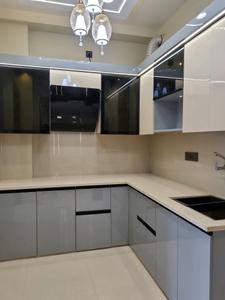 Kitchen Image of 900 Sq.ft 3 BHK Apartment / Flat for sale in The Shiva Luxury Floors, Nangli Sakrawati New Delhi for Rs. 6700000