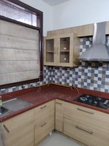 Kitchen Image of 2200 Sq.ft 3 BHK Builder Floor for rent in Gulmohar Enclave, Gulmohar Park New Delhi for Rs. 120000