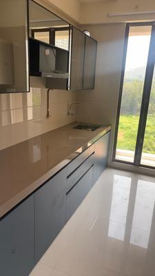 Kitchen Image of 890 Sq.ft 2 BHK Apartment / Flat for rent in Unique Vistas, Thane West Thane for Rs. 42000