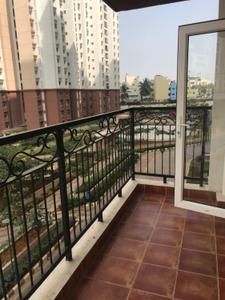 Balcony Image of 1937 Sq.ft 3 BHK Apartment / Flat for rent in Prestige Song Of The South Phase 1, Akshayanagar Bengaluru for Rs. 65000