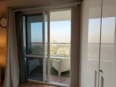 Balcony Image of 2350 Sq.ft 3.5 BHK Apartment / Flat for rent in DLF One Midtown, Karampura New Delhi for Rs. 90000