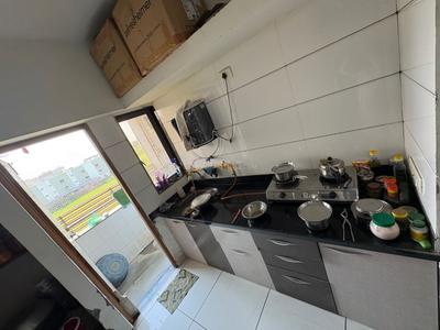 Kitchen Image of 1300 Sq.ft 2 BHK Apartment / Flat for sale in Sahajanand Shyam 42, Lambha Ahmedabad for Rs. 3400000