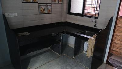Kitchen Image of 600 Sq.ft 1 BHK Builder Floor for rent in Besa Pipla Nagpur for Rs. 6000