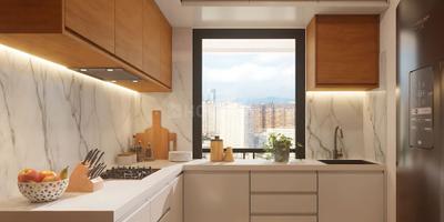 Kitchen Image of 444 Sq.ft 1 BHK Apartment / Flat for sale in Shreeji Serenity, Dadar East Mumbai for Rs. 16834000