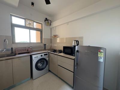 Kitchen Image of 550 Sq.ft 1 BHK Apartment / Flat for rent in Hiranandani Estate Thane for Rs. 45000