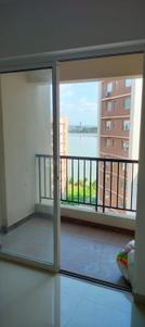 Balcony Image of 1400 Sq.ft 3 BHK Apartment / Flat for rent in Unimark Riviera, Uttarpara Hooghly for Rs. 27000
