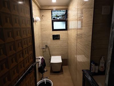 Bathroom Image of 710 Sq.ft 1 BHK Builder Floor for rent in Airoli Navi Mumbai for Rs. 30000