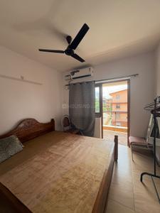 Bedroom Image of 1000 Sq.ft 2 BHK Apartment / Flat for rent in Dukle Heaven Block Iv, Panjim Goa for Rs. 45000