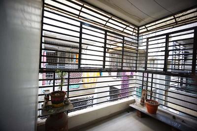 Balcony Image of 1260 Sq.ft 2 BHK Apartment / Flat for sale in New Ranip Ahmedabad for Rs. 4800000