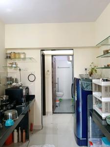 Kitchen Image of 550 Sq.ft 1 BHK Apartment / Flat for rent in Kasarvadavali Thane for Rs. 21000