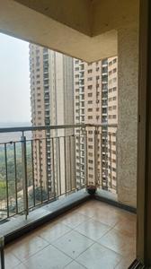 Balcony Image of 1100 Sq.ft 3 BHK Apartment / Flat for rent in Lodha Splendora, Thane West Thane for Rs. 32000