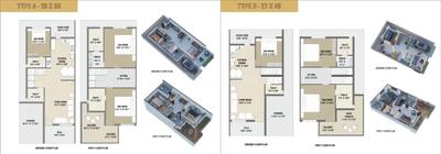 Image of 2450 Sq.ft 3 BHK Duplex for sale in Swarg Bhumi Villa, Parnera, Valsad for Rs. 8500000