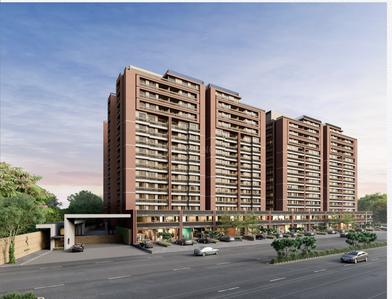 Image of 1100 Sq.ft 3 BHK Apartment / Flat for sale in Rameshwar City, Naranpura, Ahmedabad for Rs. 9988000