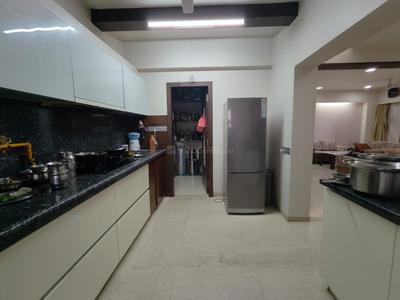 Kitchen Image of 2430 Sq.ft 4 BHK Apartment / Flat for sale in Prahlad Nagar Ahmedabad for Rs. 32200000