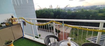 Balcony Image of 1680 Sq.ft 3 BHK Apartment / Flat for sale in SJR Blue Waters, Parappana Agrahara Bengaluru for Rs. 25000000
