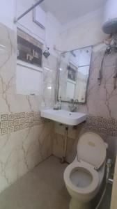 Bathroom Image of 350 Sq.ft 1 RK Builder Floor for rent in Safdarjung Development Area New Delhi for Rs. 25000